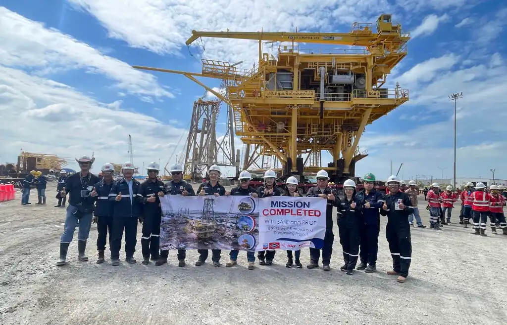 Mission Completed with SAFE and PRIDE.WHP Removal and Dismantling Project